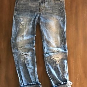 White House Black Market cropped jeans